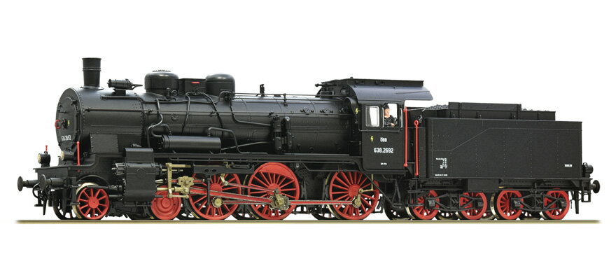 HO������ Ŵƻ�Ϸ� Roco ���� OEBB 638.2692 Era III sound smoke AC Motorola Maerklin Steam locomotive OEBB sound