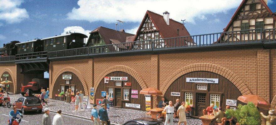 HOゲージ 鉄道模型 Vollmer フォルマー アーケード arcades