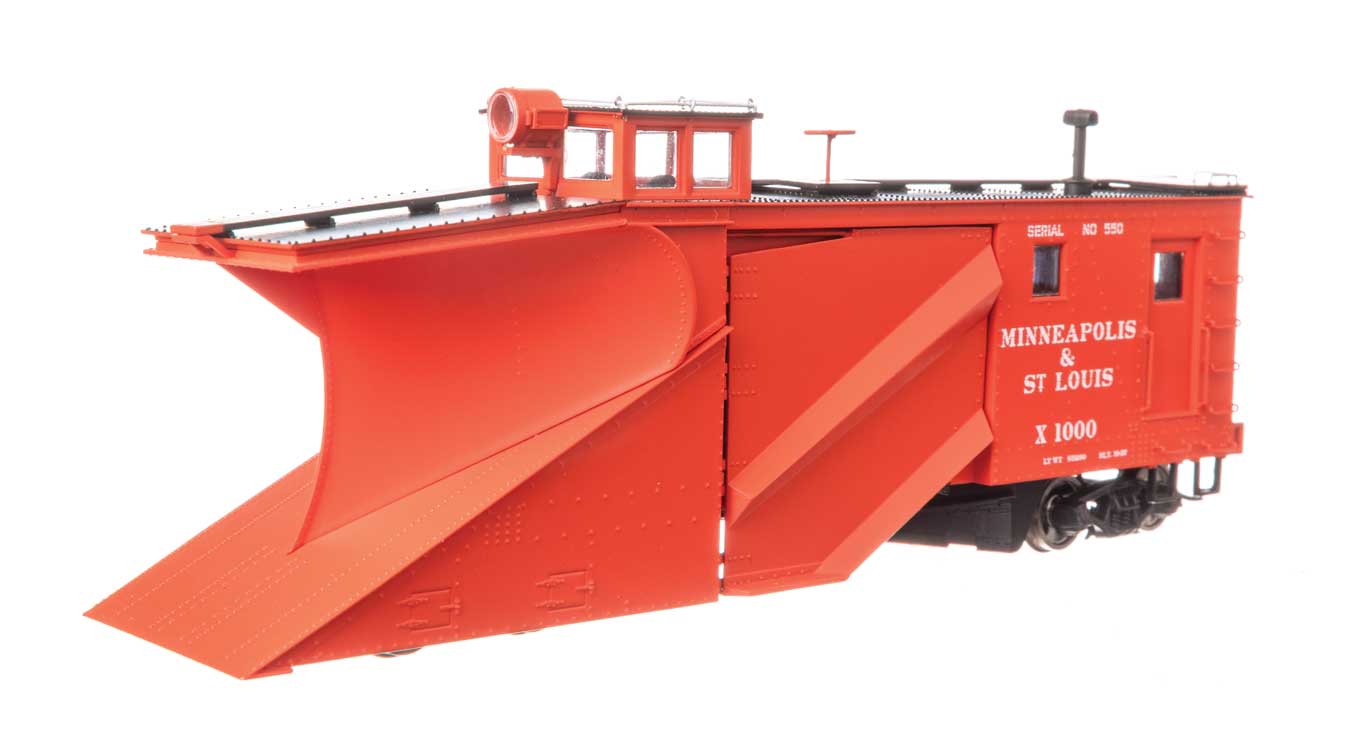 ミネアポリス＆セントルイス鉄道 ラッセル式除雪車 完成品 #X1000 / Walthers HOゲージ 鉄道模型 外国鉄道