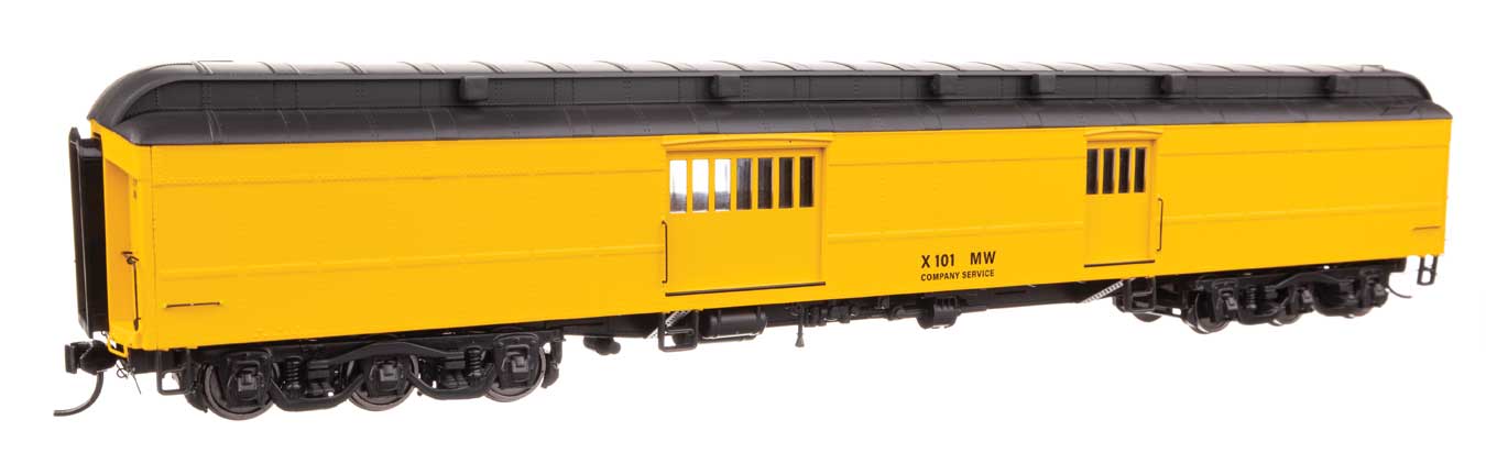 Rakuten - 70フィート ヘビーウェイト 荷物車 二重屋根付 完成品 Maintenance of Way #X101 / Walthers HOゲージ 鉄道模型 外国鉄道