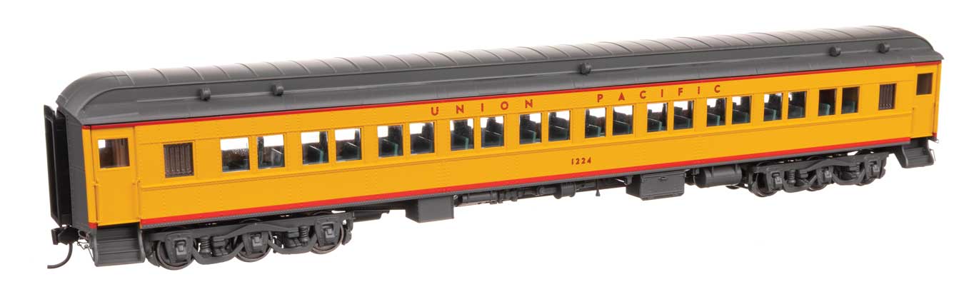 ユニオン・パシフィック鉄道 85フィート プルマン製 ヘビーウェイト 2連窓客車 完成品 #1224 / Walthers HOゲージ 鉄道模型 外国鉄道