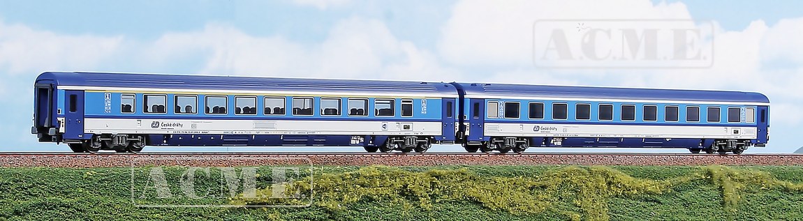 HOゲージ 鉄道模型 客車 ACME アクメ CD 2両セット Eurocity 378 379 Berliner Era...