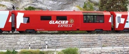 HOゲージ 鉄道模型 食堂車 Bemo ベモ RhB WRp3832 Era VI AC/DC パノラマ食堂車 GEX SERVICE