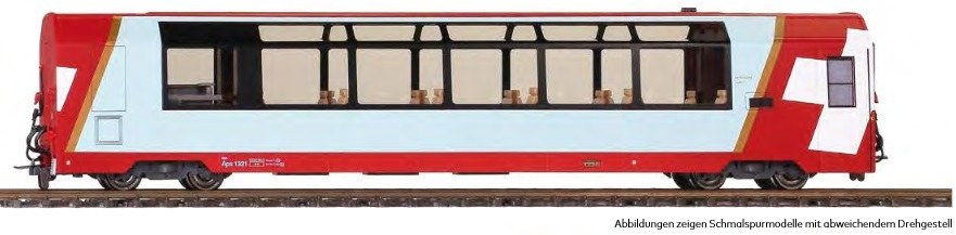 HOゲージ 鉄道模型 客車 Bemo ベモ RhB Aps1321 Era VI DC GEX Excellence Class golden stripe