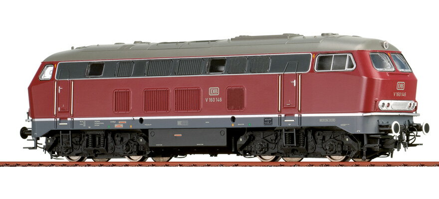 Rakuten - HOゲージ 鉄道模型 Brawa DB ディーゼル機関車 V160 Era III DC