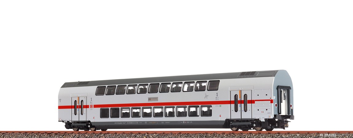HOゲージ 鉄道模型 客車 Brawa ブラワ DBAG IC2 2階建て客車 1st class Era VI DC ...
