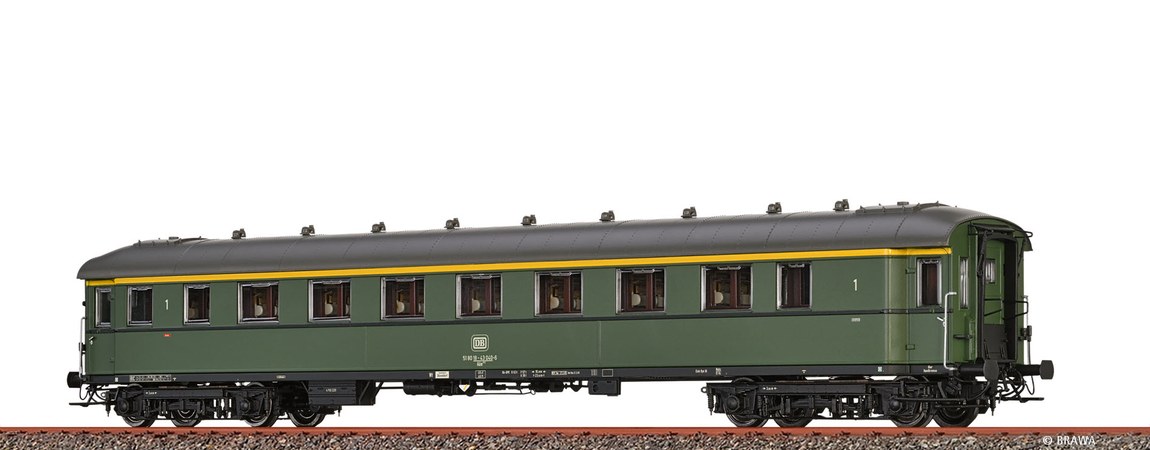 HOゲージ 鉄道模型 客車 Brawa ブラワ DB 急行客車 Aue 303 Era IV DC Express car...