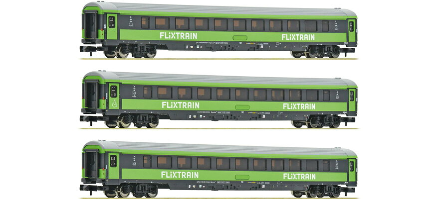 Nゲージ 鉄道模型 Fleischmann フライシュマン FlixTrain 客車 Era VI DC