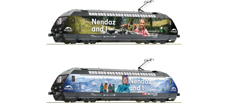 HOゲージ 鉄道模型 Roco SBB 電気機関車 460 078-9 Nendaz Era VI Sound DCC DC