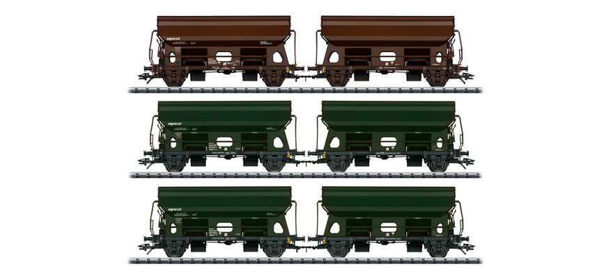乐天商城 - HOゲージ 鉄道模型 Trix CD Tds ホッパー貨車セット Era VI DC