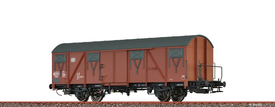 HOゲージ 鉄道模型 有蓋車 Brawa ブラワ DB Era IV DC