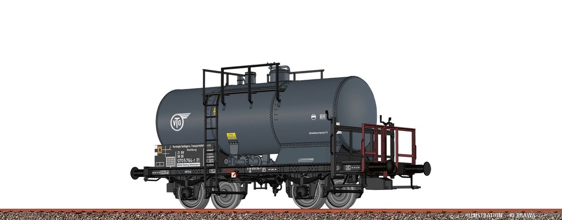 HOゲージ 鉄道模型 貨車 Brawa ブラワ DB タンク車 VTG Era IV DC Tank Wagon