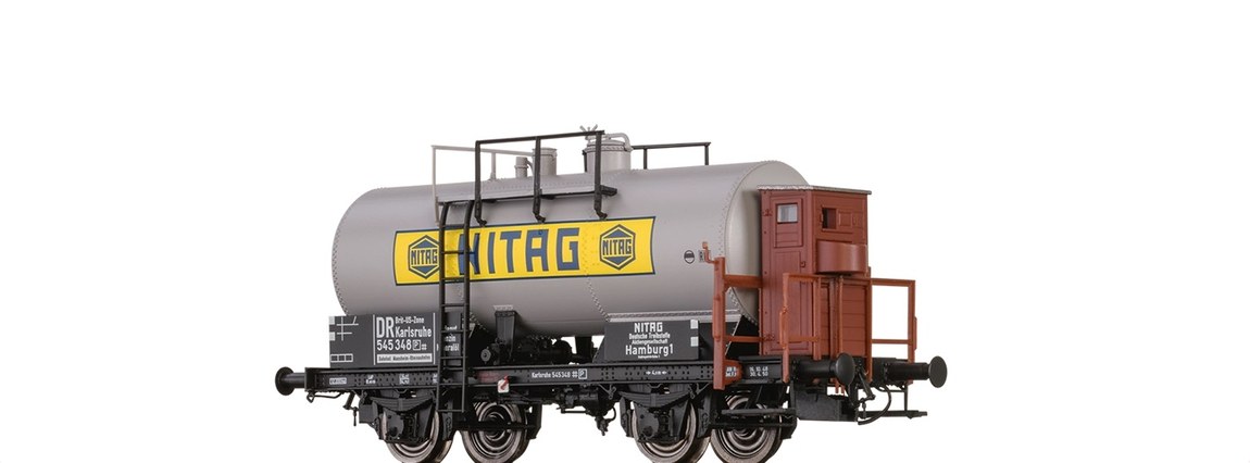 HOゲージ 鉄道模型 貨車 Brawa ブラワ DR タンク車 Nitag Era III DC Tank Wagon
