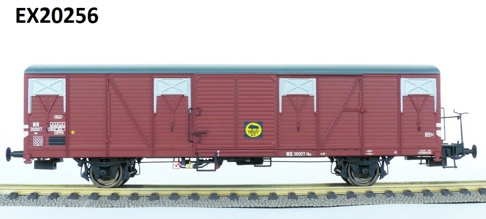HOゲージ 鉄道模型 貨車 Exact-Train エグザクトトレイン NS HBS ダーク アルミ DC...