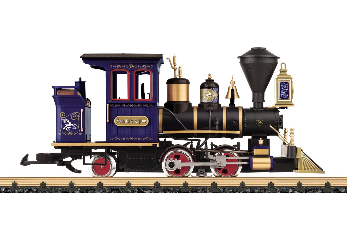 Gゲージ 鉄道模型 蒸気機関車 LGB エルジービー USA CHLOE Era III Christmas loco...