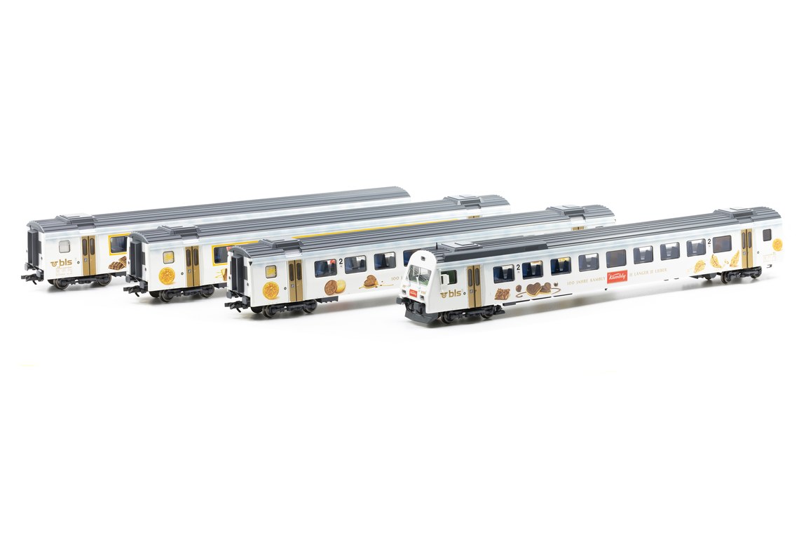 HOゲージ 鉄道模型 客車 Liliput リリパット BLS EW III 4両セット Era V AC 4pcs Passenger car set Kambly