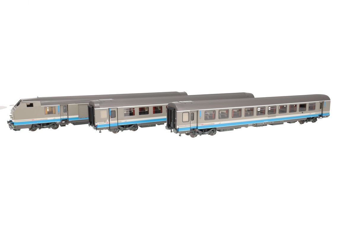 HOゲージ 鉄道模型 客車 編成セット LS Models LSモデルズ SNCF Vu86 Vtu TER 3pcs Era V DC