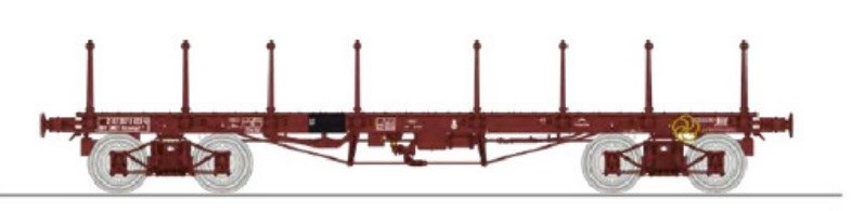 HOゲージ 鉄道模型 貨車 REE Modeles REEモデルズ SNCF 長物車 TP Rkmmp 21 87 387 8 693-6 Era IV DC