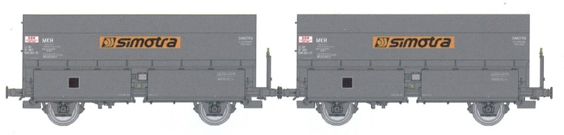HOゲージ 鉄道模型 貨車 REE Modeles REEモデレス SNCF コークス車 2両セット SIMO...