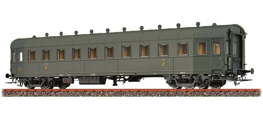 HOゲージ 鉄道模型 Brawa SNCF Express train coach B Era III DC