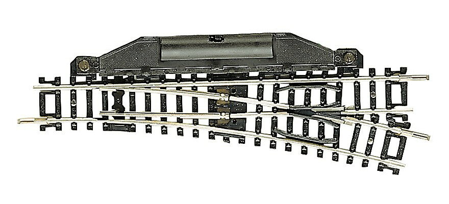 Nゲージ 線路 Fleischmann 電動ポイント 右 15deg DC