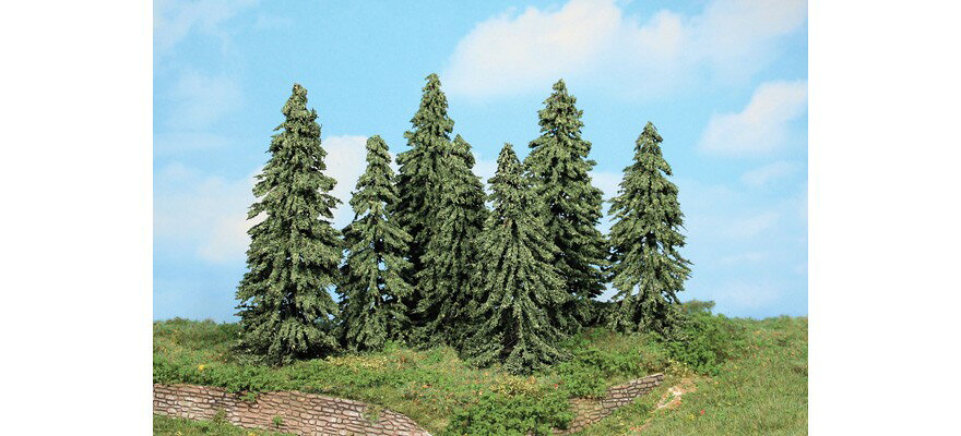 鉄道模型 Heki ヘキ Weather-beaten spruce trees 10 pieces
