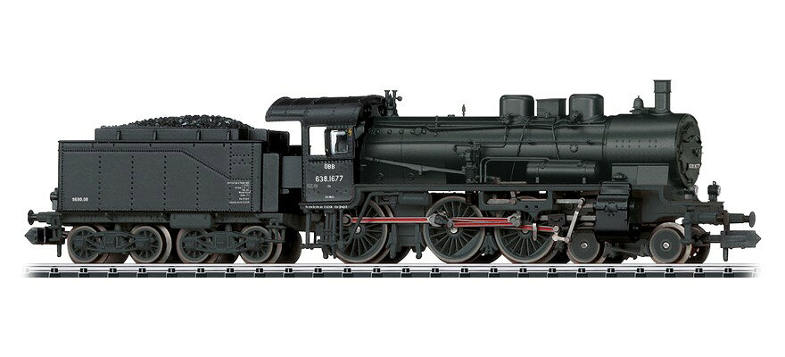 Nゲージ 車両 Minitrix Steam Locomotive BR 638 of the Oebb Epoch III DC DCC