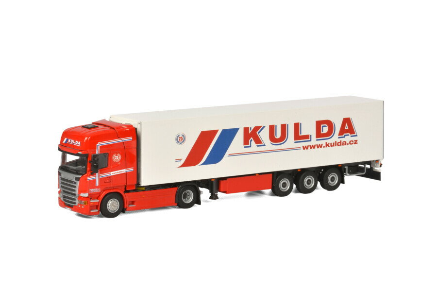 Scaniaスカニア STREAMLINE 4X2 REEFER TRAILER リーファートレーラー 3 AXLE Zdenek Kulda s.r.o. / WSI 1/50 建設機械 模型