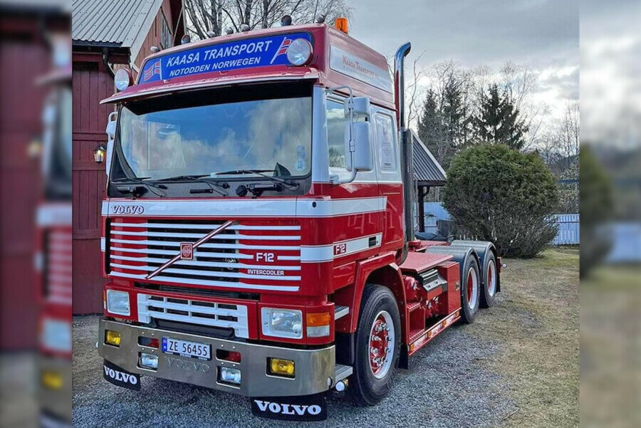 【予約】2026年発売予定 KAASA VOLVO F12 GLOBETROTTER 6X2 タグアクスル トラック / WSI 1/50 建設機械模型 工事車両