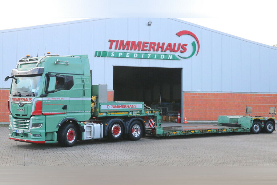 2026年発売予定 MAN TGX GX 6X2 TWIN STEER EURO PX LOW LOADER - 2 AXLE HIGH WOODEN BOX Timmerhaus / WSI 1/50 建設機械 模型