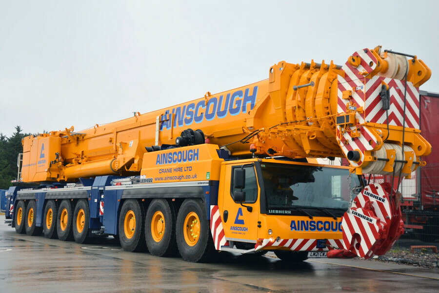 2026年発売予定 Liebherrリープヘル LTM 1650-8.1 Craneクレーン Ainscough / WSI 1/50 建設機械 模型