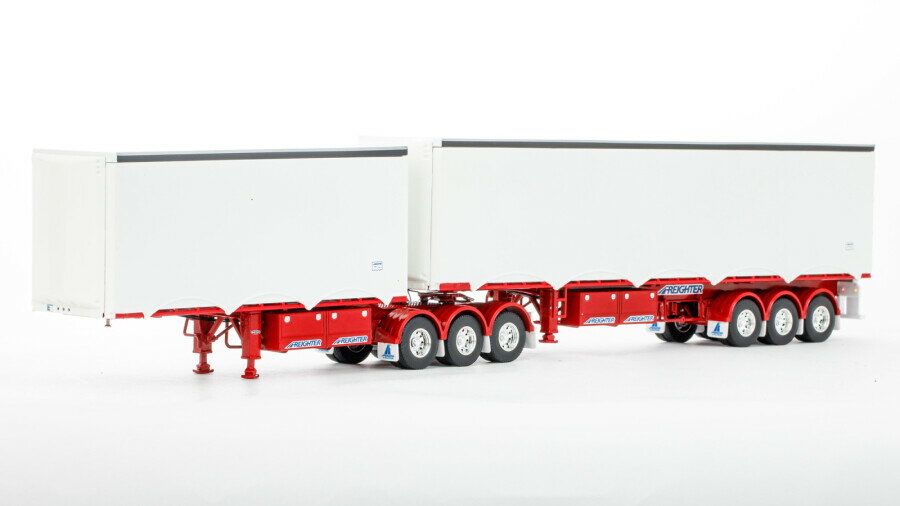 EZILINER B DOUBLE SET White / Red / WSI 1/50 建設機械 模型
