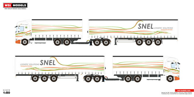 【予約】5-8月以降発売予定SCANIA R HIGHLINE CR20H 6X2 TAG AXLE CURTAINSIDE LZV COMBI トラック WSI 1/50 建設機械 模型ミニカー はたらく車重機