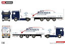 【予約】12月以降発売予定Van Rooijen Logistiek DAF XF SUPER SPACE CAB MY2017 4X2 REEFER TRAILER | TRIDEC 3軸トラック/WSI 1/50 建設機械 模型ミニカー はたらく車 重機