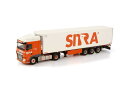 SITRA; DAF XF SC MY2017 4X2 リーファートレーラー 3軸 /WSI トラック 1/50 建設機械模型 ミニチュア ミニカー