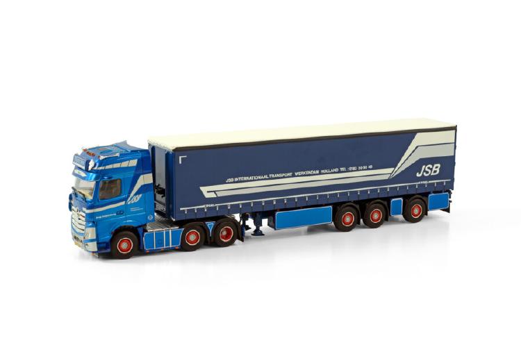 JSB SWIJNENBURG; MERCEDES-BENZ ACTROS MP5 GIGA SPACE 6X2 TWINSTEER CURTAINSIDE TRAILER - 3 AXLE /ȥåWSI 1/50 ߵϷ