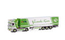 【予約】2024年発売予定KOEN VERVAEKE; SCANIA R4 TOPLINE 4X2 リーファートレーラー 3軸 トラック / WSI 1/50建設機械模型　ミニチュア