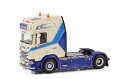 【予約】2024年発売予定H. DEN HARTOG; SCANIA R HIGHLINE CR20H 4X2 トラック トラクタ/ WSI 1/50建設機械模型　ミニチュア