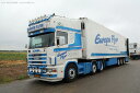 【予約】2024年発売予定EUROPE FLYER; SCANIA R4 TOPLINE 6X2 TWINSTEER リーファートレーラー - 3 AXLE /トレーラーWSI 1/50 建設機械模型