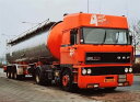 【予約】ALBERT KEIJZER DAF 3300 SPACE CAB 4X2 CHROME TANK TRAILER 3軸 トラック/WSI 1/50 建...