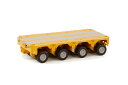 【予約】10-12月以降発売予定SCHEUERLE INTER COMBI SET 4 AXLE YELLOW /WSI トレーラー 1/50 建設機械模型 ミニチュア ミニカー