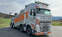 【予約】2024年発売予定WUST GMBH & CO.KG; VOLVO FH 5 GLOBETROTTER 8X4 FALKOM トラック / WSI 1/50建設機械模型　ミニチュア