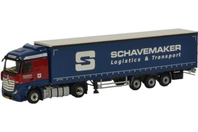Mercedes Benz - Schavemaker Mercedes-Benz Actros トラクタヘッド / WSI 1/50 建設機械模型 工事車両