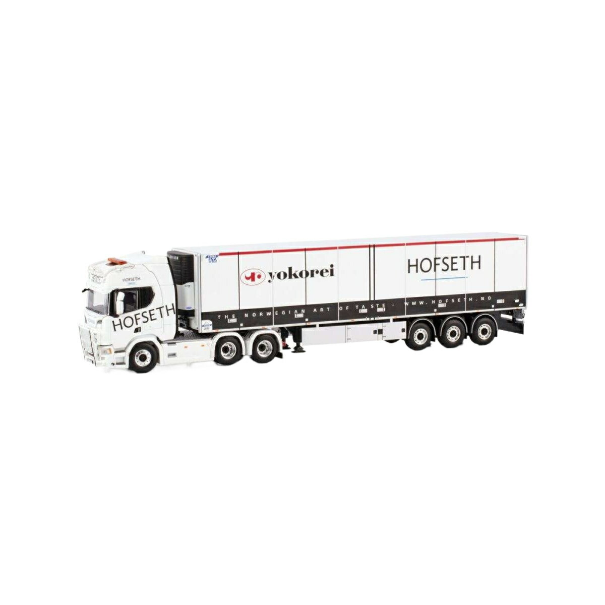 Hofseth Scania R Highline CR20H reefer semitrailer トレーラー / WSI 1/50 建設機械模型 工事車両