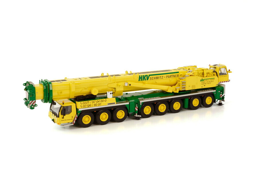 HKV LIEBHERR LTM 1500-8.1 モバイルクレーン/WSI 1/50 建設機械模型 工事車両
