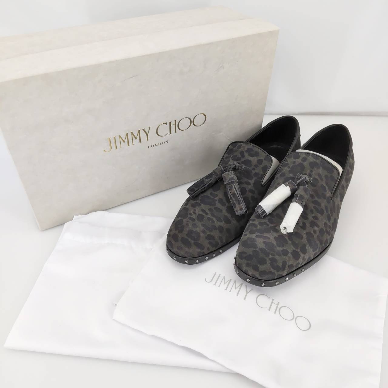 yÁz JIMMY CHOO W~[`E FOXLEY ^bZt Ip[h vg XEF[hXb| ubN  TCY40.5i25.5cmj Õi 05r7996 yٗѓXz