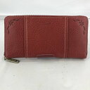 【中古】◆Dakota(ダコタ)◆メンズ 長財布 レザー 革 色:レッド 中古品 05r7147 【館林店】(4)