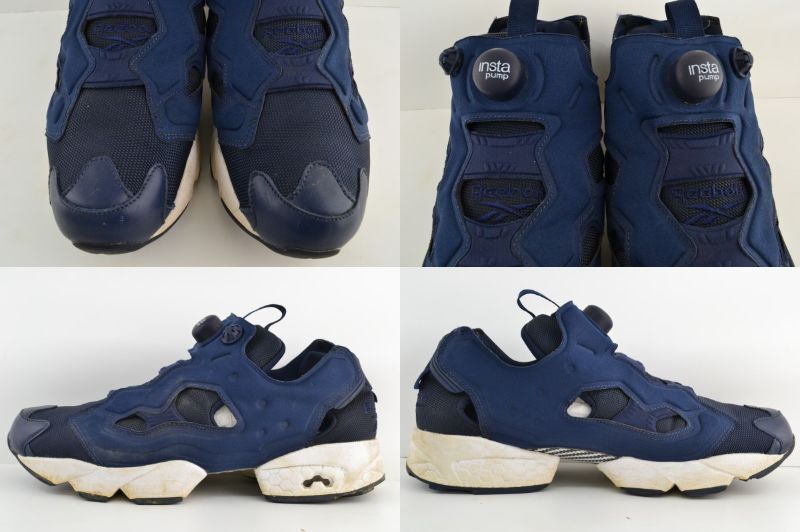 【中古】Reebok INSTAPUMP FURY OG リーボック クラシック インスタポンプフューリー　V65752 スニーカー27cm 紺 ネイビー 箱有り 02r6252 中古品【牛久店】