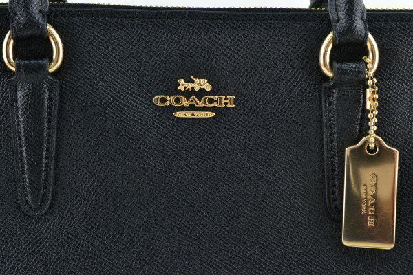 【中古】COACH(コーチ) レディース ハンドバッグ ショルダーバッグ 2WAY サリー キャリー オール F44958 J1911 黒 ブラック 保存袋あり 02r6277 中古品【牛久店】