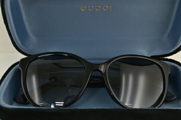 【中古】GUCCI グッチ GG0703SK-003 サングラス ユニセックス 55□18-145 黒 ブラック グレーグラデーション 袋?ケース?クロスあり 02r7175 中古品【牛久店】